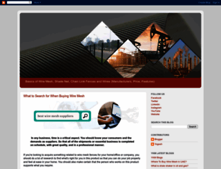 mesh-manufacturer-and-supplier.blogspot.com screenshot