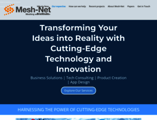 mesh-net.co.uk screenshot