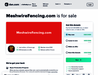 meshwirefencing.com screenshot
