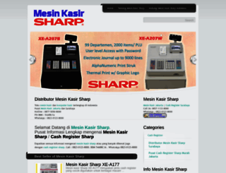 mesinkasirsharp.com screenshot