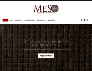 mesoamericanstudiesonline.blog screenshot