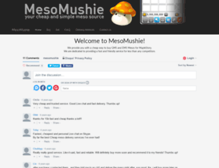 mesomushie.com screenshot