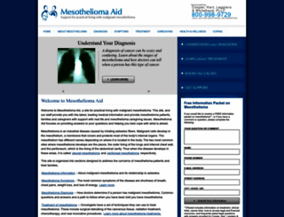 mesothelioma-aid.org screenshot