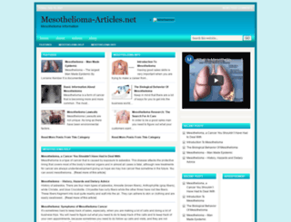 mesothelioma-articles.net screenshot