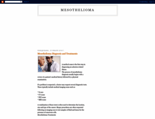 mesothelioma-medicalcare.blogspot.com screenshot
