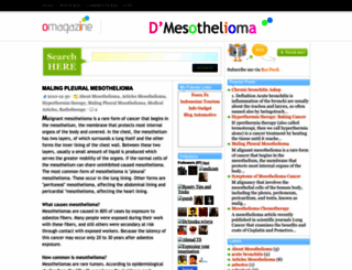 mesothelioma-org.blogspot.com screenshot