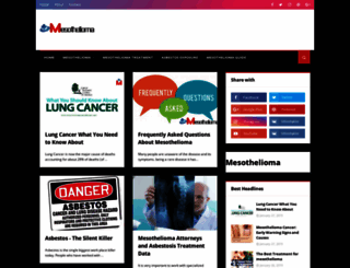 mesotheliomacancerhelper.com screenshot