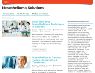 mesotheliomachemotherapy.net screenshot