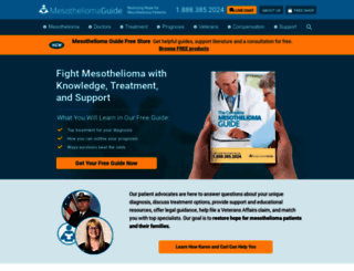mesotheliomaguide.com screenshot