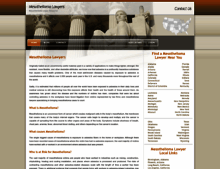 mesotheliomalawyers.net screenshot