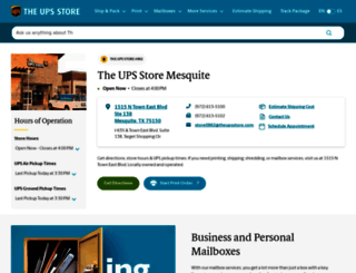 mesquite-tx-0862.theupsstorelocal.com screenshot