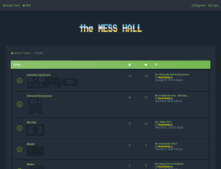 mess-hall.co.uk screenshot