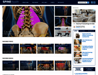 messageboard.spine-health.com screenshot