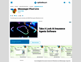 messenger-plus-live.uptodown.com screenshot