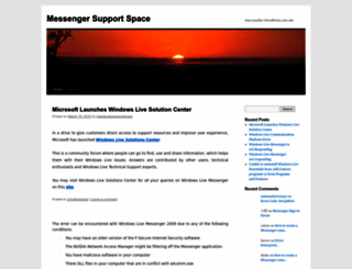 messenger-support.spaces.live.com screenshot
