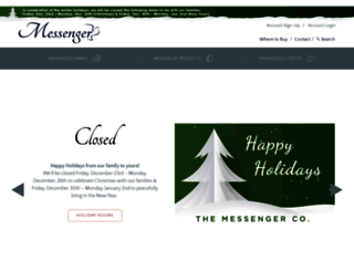 messengerstationery.com screenshot