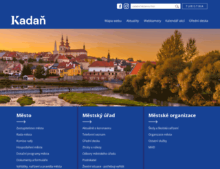 mesto-kadan.eu screenshot
