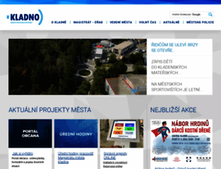 mestokladno.cz screenshot