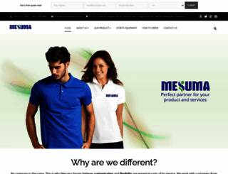 mesumasports.com screenshot