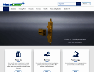 meta-laser.com screenshot