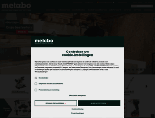 metabo.be screenshot