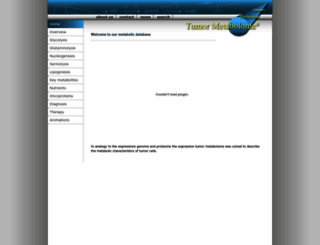 metabolic-database.com screenshot