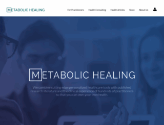 metabolichealing.com screenshot