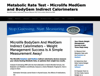 metabolicratetest.com screenshot