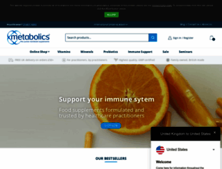 metabolics.com screenshot