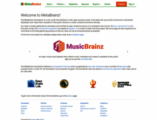 metabrainz.org screenshot