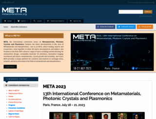 metaconferences.org screenshot