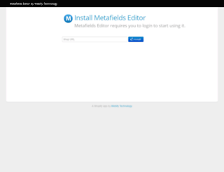 metafieldseditor.herokuapp.com screenshot