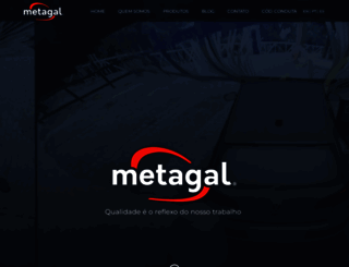 metagal.com.br screenshot