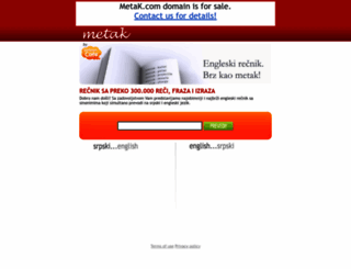 metak.com screenshot