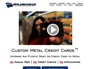 metal-creditcard.com screenshot