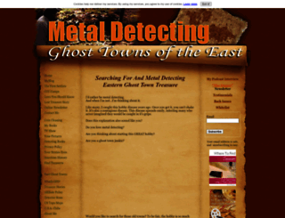 metal-detecting-ghost-towns-of-the-east.com screenshot
