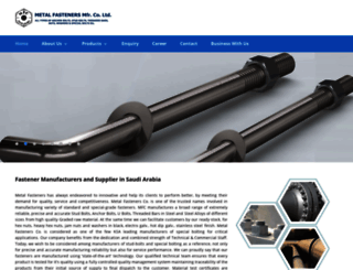 metal-fasteners.com screenshot