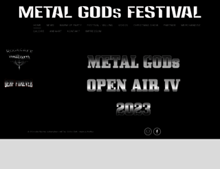 metal-gods.com screenshot