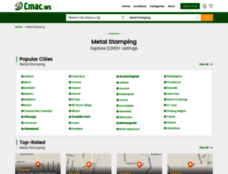 metal-stamping-companies.cmac.ws screenshot