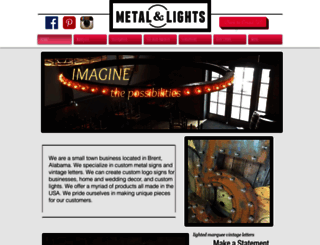 metalandlights.com screenshot