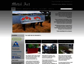 metalart.co.nz screenshot