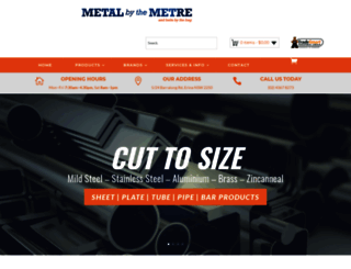 metalbythemetre.com.au screenshot