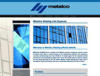 metalcoglazing.com screenshot