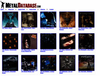 metaldatabase.com screenshot