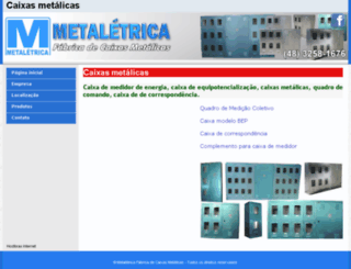 metaletrica.com.br screenshot