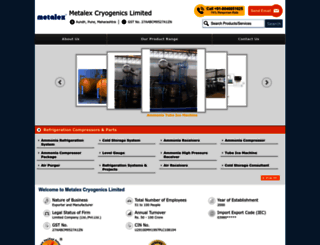 metalexcompressors.com screenshot