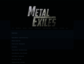 metalexiles.com screenshot
