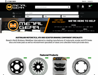 metalgear.com.au screenshot