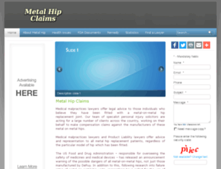 metalhipclaims.com screenshot