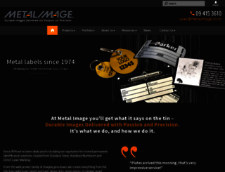metalimage.co.nz screenshot